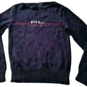 Polo Jeans Co. by Ralph Lauren  Blue Kid's Boy's Vintage Sweater Size Medium